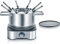 Severin FO 2409 Fondue Combi, Placa Adicional para crêpes, Cable de 1.50 m Longitud, Acero Inoxidable