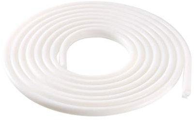 sourcing map T-Nut Fenster Dichtung Dichtungsstreifen, 7mm Blase für 5 mm Nut, 5 m lang, Weiß