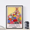 Nacnic Vintage Poster Vintage Poster Europa. Regenschirm in London. A4-Format