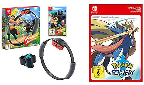 Ring Fit Adventure - [Nintendo Switch] & Pok√©mon Schwert | Switch - Download Code