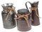 Hemoton Lot de 3 Pots de Fleurs Vintage en Fer Style Maison de Campagne Décoration Vase Rustique Seau en métal Seau Pot décoratif Cactus Pot pour Jardin Salon Décoration de Table