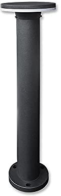 LED Wegeleuchte Poller-3, 60cm hoch, 12W, schwarz, 3000K, 480 Lumen, A