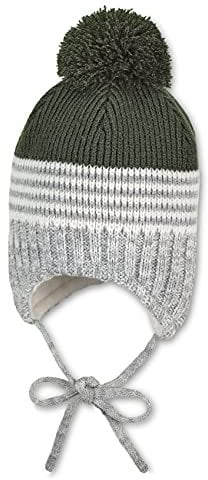 Sterntaler Baby - Jungen Strickmütze Strickmütze, Dunkelgrün, 39