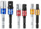 6 Pcs Impact Grade Driver Extension Sockets Set, 1/4, 3/8, 1/2 Socket Bit Adapters Set, High Speed Drilling Bits Nut Driver Hand Tool Kits