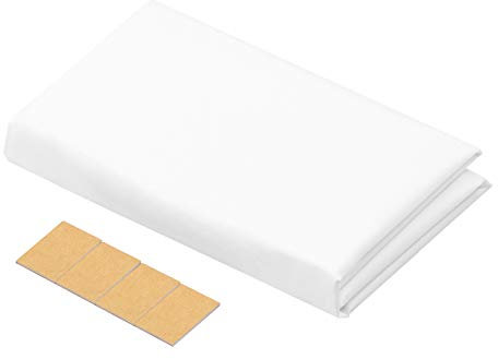 Irishom Semi-Translucent Curtain Rear Projection Screen Foldable Display Cloth White Projection Screen with the Size of 4ft x 6ft