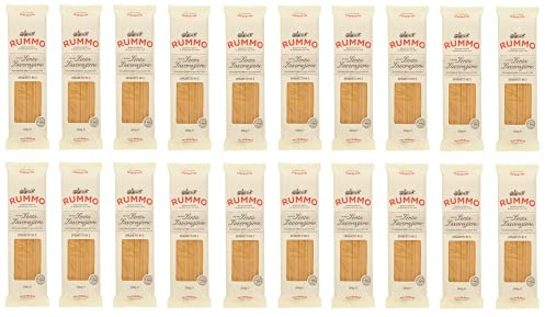 Rummo 20 Pezzi Spaghetti N°3 Lenta Lavorazione Pasta di Grano Duro Disegno Bronzo 500g