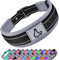 Joytale Collier Chien, Réglable Grands Collier pour Chien Rembourré, Bandes Réfléchissant, Noir, XL