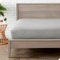 Bare Home - Spannbettlaken 90 x 200 cm - Doppelt gebürstete Polyester-Mikrofaser - 30 cm Tiefe Tasche - Oeko-TEX Standard 100, 90 x 200, Hellgrau