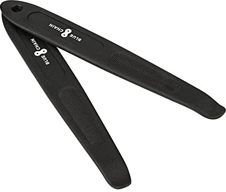 Bluechain® Reifenheber Fahrrad Set 2-teilig Langversion/Fahrrad Mantelheber/Fahrrad Reifen Montagehebel aus Kunststoff