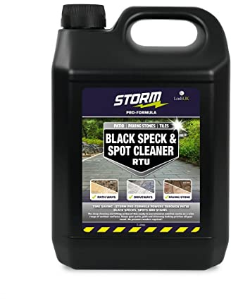 Storm Pro-Formula Black Speck & Spot Cleaner for Pathways Driveways Paving Stone 5 Litre