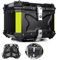 Motorrad Topcase Alu Reisen Motorradkoffer Helmkoffer Wasserdicht Top Case Gepäckträger Koffer 45L 55L 65L 80L 100L Heckkasten Aufbewahrungsbox Für Roller, Mofa, Quad, Mit Platte (Color : Black, Siz