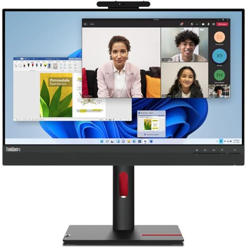 Lenovo ThinkCentre Tiny-in-One 24 Class Webcam LED Touch Screen Monitor - 16:9-4 ms