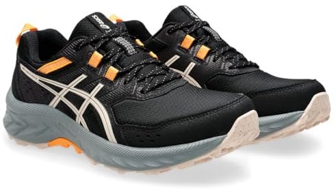 ASICS Damen Gel-Venture 9 Sneaker, Black Pearl Pink, 35.5 EU