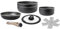Brunner Pirate Spacemaster Camping Cookware Set - Lightweight, Non-Stick, Ceramic Cookware | Durable Aluminum | Compact Nesting Design | Compatible with Gas, Induction, & Electric Stove (22cm)