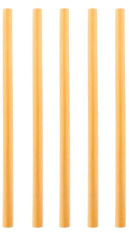 Lot de 80 pailles en bambou naturel