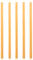 Lot de 80 pailles en bambou naturel