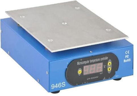 Plaque chauffante de soudage, Station de préchauffa 946S 400W 140x200mm, Plate-forme numérique, plaque chauffante for téléphone, Machine de séparation d'écran LCD