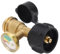 Tank Detector, Rugged Airtight Connection Universal Tank Gas Gauge Level Indicator Color Coded Dial Protective with Handle for Camping