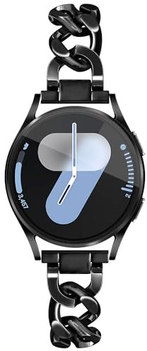 Ocaer Kompatibel mit Samsung Galaxy Watch 7/6/5/4/FE Armband 40mm 44mm/6 Classic 43mm 47mm/ 5 pro 45mm, Metall 20mm Armband für Samsung Galaxy Watch 4 Classic 42mm 46mm/Active 2, Damen Frauen