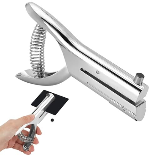 AHANDMAKER Einzellochstanze 5/16 Zoll 8mm Lochstanzer Robuster Locher Papierstanzer Zum Basteln Tragbarer Handgehaltener Einloch Papierstanzer Für Papierkarten Scrapbooking