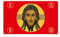 Stormflag La bandera rusa Rica 90 x 90 x 150 cm Jesucristo bandera de poliéster pongee 90 g con ojales cosidos con doble aguja.
