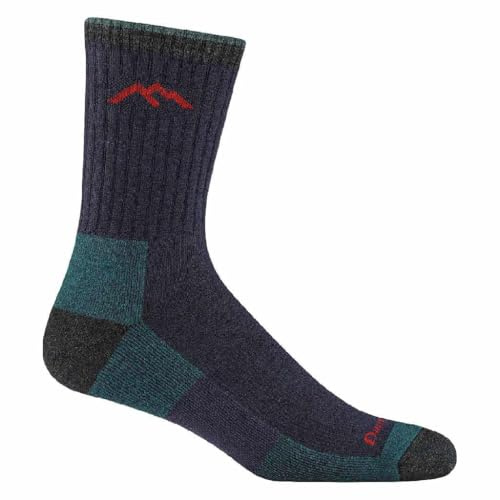 Darn Tough Vermont Men's Hiker Midweight Micro Crew Sock (Style 1466), Blackberry, Medium