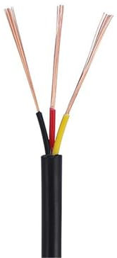 Flexibles Kabel, elektrisches Flexkabel, 3-adriges Verbindungskabel, Signalkabel, 24 AWG, 28 AWG, 3-polig, Verlängerungskabel, Kupferkabel, DIY-Lampenleiter, elektrischer Draht-Verbindungsdraht (5 m,