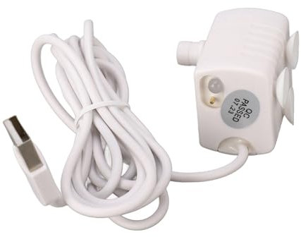 USB 5V, Pompe de Fontaine d'eau pour Animaux de Compagnie Silencieuse Empêcher la Brûlure à Sec Pompes de Distributeur sans Balais de Moteur alimenté Anti-sec Submersible avec un Cordon de 148 ° C