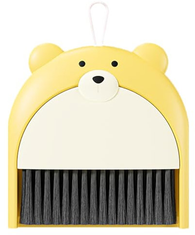 Dustpan And Brush Set | Keyboard Cleaning Dustpan Combo | Travel-size Broom Dustpan Kit | Household Desktop Dust Pan | Portable Cleaning Brush | Soft Brush For Indoor Outdoor Household Cleaning