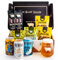 Serious Pig + BrewDog Craft Beer and Snacks Selection Box with Glassware Gift Set (10 Pack)
