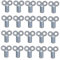 Alipis 20Pcs Radiator Valve Key Durable Plumbing Tools for Efficient Air Bleeding Square Socket Design for Radiators and Heaters Convenient Maintenance