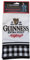 Shamrock Gift Company Guinness Geschirrtuch, Waffelmuster, besticktes Guinness-Logo, Schwarz