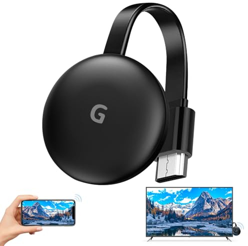 Wireless HDMI Dongle, HDMI Adattatore mirroring, WiFi Display Dongle 4K 1080P HD Wireless schermo per i-OS/Android/Windows/Mac, Compatibile con Airplay/Miracast/DLNA/TV/Proiettore