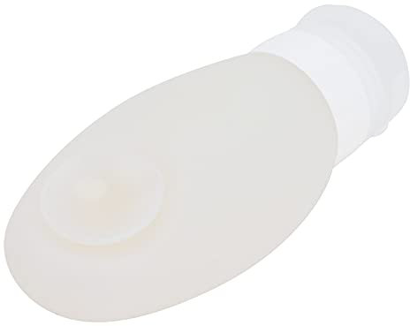 Eujgoov Botellas de Viaje de Silicona de 100 Ml, Fáciles de Rellenar, Multi -funcional, Suave de Silicona, Aplicación Amplia, Portátil, Botella de Viaje con Taza de Succión para Artículos de Tocador