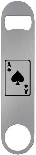 Azeeda 'Ace Playing Card Graphic' Bar Blade Bottle Opener (BR00022260)