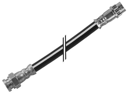 MEYLE Bremsschlauch 11-145250006 Hinterachse, Länge: 190mm, | Kompatibel mit: CITROËN C2, C3 I, C3 Pluriel, C4 Coupe, C4 I, C4 I Stufenheck, PEUGEOT 1007, 307, 307 Break, 307 CC, 307 SW
