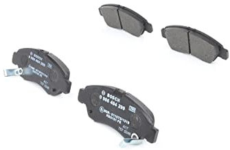 Bosch BP1234 - Brake Pads Car Front Axle - Bosch Quality - Reduced Noise and Dust - ECE-R90 Certified - Copper-Free - 1 Set of 4 Pads