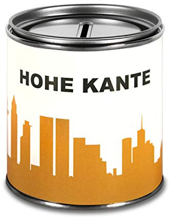 44spaces Spardose Frankfurt Geldgeschenke Hohe Kante - Witzige Geschenkdose Geld Scheine Schenken Geldgutschein Geld-Verpackung Trinkgeld Urlaubgeld Hochzeitsgeschenk
