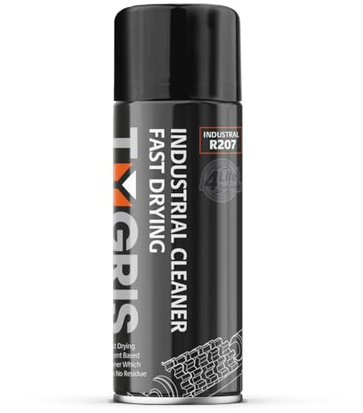 Tygris R207 Industrial Cleaner – Fast-Drying Heavy-Duty Degreaser Spray for Oil, Grease & Grime – Ideal for Workshops, Engines & Machinery – 400 ml