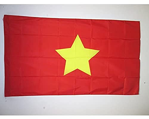 AZ FLAG Bandiera Vietnam del Nord 1945-1955 90x60cm - Bandiera Viet Minh 60 x 90 cm Foro per Asta
