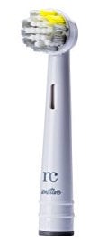 Novacare Silber Universal Aufsteckbürste sensitive antibakteriell, Aufsätze Zahnbürste Ersatzbürste für Oral B (1 Stück)