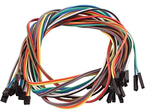 Aexit 10 STÜCKE 1 P 2,54mm bis 2 P 2,0mm Weibliche Breadboard Doppelkopf Jumper Draht Kabel 50 cm (44296f6c8f01c94aaf2935720a718439)