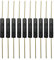 Gebildet 10Stück Kunststoff-Reed-Schalter, Reed-Kontakt, Magnet in der Nähe – Schaltkreis verbinden, Magnet entfernt – Schaltkreis unterbrechen, magnetischer Induktionsschalter (3mm x 14mm)