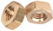 Xiedeai 5 Pcs M16 Hexagon Head Lock Nuts - Brass Hex Lock Nut Metric Thread Hardware Fasteners Tools