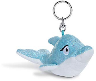 NICI Schlüsselanhänger Delfin Del-Finchen 10 cm – Plüschtier Delfin Kuscheltieranhänger mit Schlüsselring für Schlüsselband, Schlüsselbund, Schlüsselhalter & Schlüsselkette – Taschenanhänger – 45350