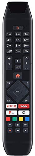 Gvirtue RC43141 30100945 Remote Control Compatible with Hitachi Smart LED LCD OLED 4K HDR TV 24HB21J65U 24HB21T65U 32HB26T61U 32HB26J61U 43HB26T72U 43HK25T74U 50HB26T72U 50HK25T74U 524HB21T65U