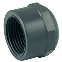 Bouchon femelle à visser en PVC - 1/2''