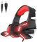 SMSOM Beexcellent Gaming Headset con micrófono de cancelación de Ruido, PS4 Xbox One Auriculares 3D Juego de Sonido, Almohadillas for PC, Mac, portátil, móvil (Color : Red)