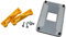 RLECS 1Pc AM4 Backplane Heatsink Bracket Motherboard CPU Fan Cooling Mounting Sheet Plate for AM4 AMD Socket, Yellow