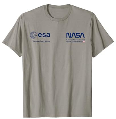 NASA Worm und ESA Logo berühmt und klassisch T-Shirt